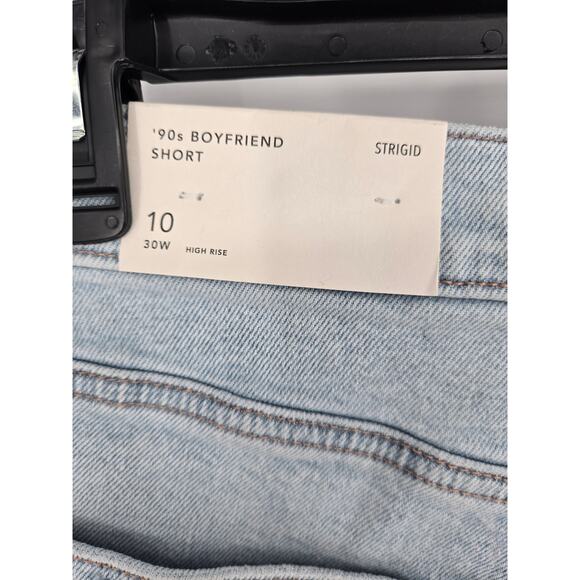 American Eagle Light Wash Strigid 90s Boyfriend Shorts Women's 10/30 NWT New - Picture 8 of 12